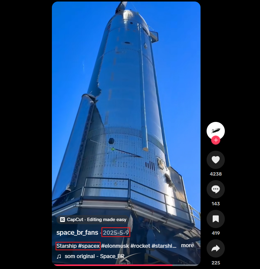 لقطة شاشة من الفيديو الأصلي (تيك توك)