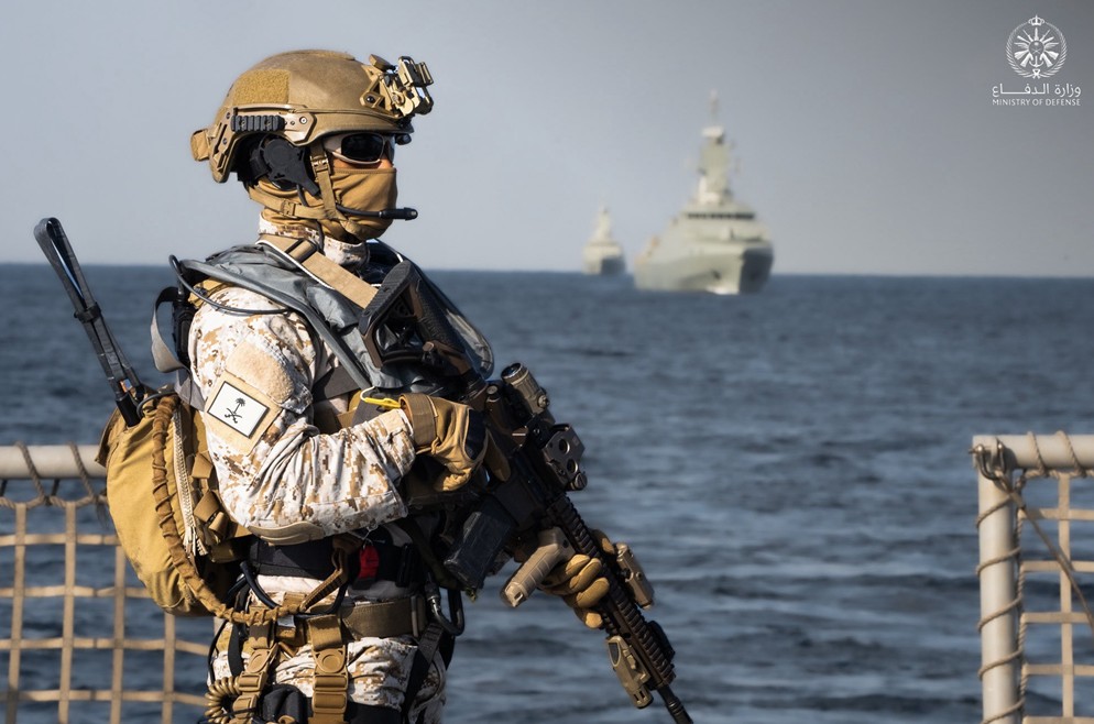 صور نشرتها وزارة الدفاع السعودية على منصة اكس تحت عنوان 