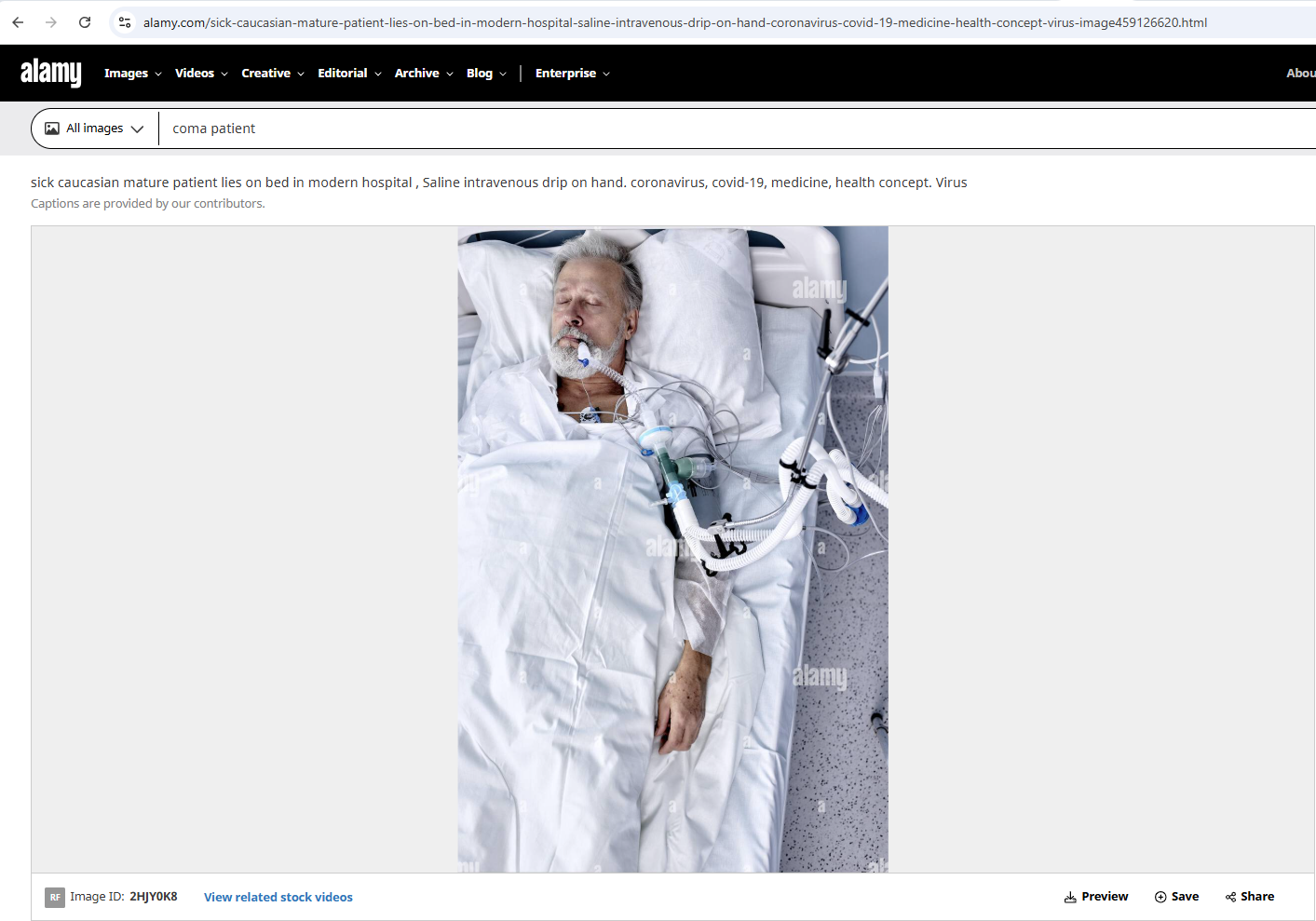 الصورة الاصلية منشورة في موقع Alamy