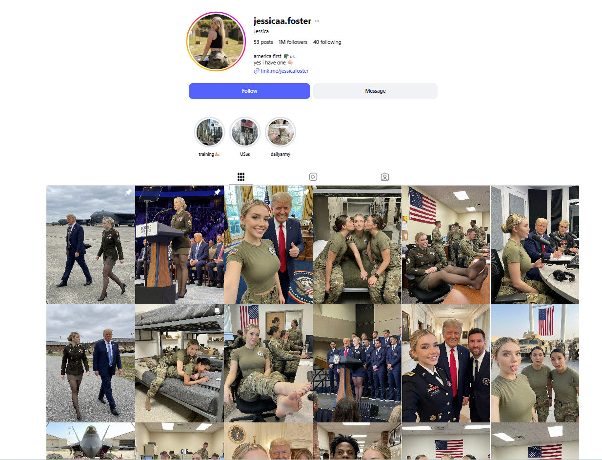 لقطة لحساب jessicaa.foster@ في انستغرام