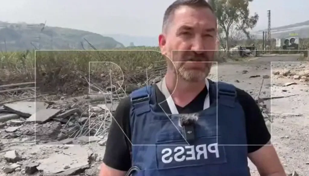 Israeli airstrikes hit southern Lebanon bridges, reporter injured