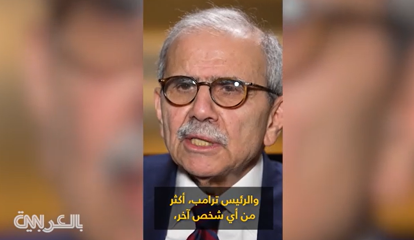 لقطة من المقابلة 