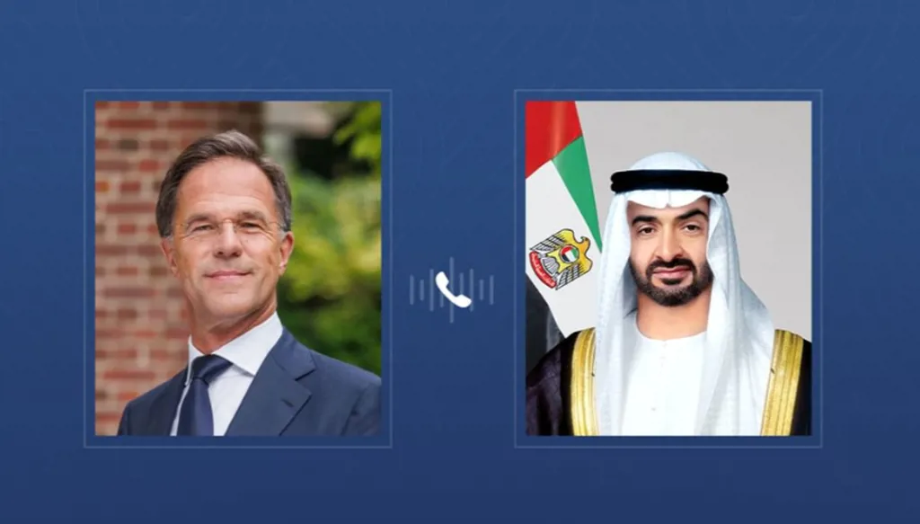 محمد بن زايد وأمين عام حلف "الناتو" يبحثان هاتفياً مستجدات الأوضاع في المنطقة وتداعياتها