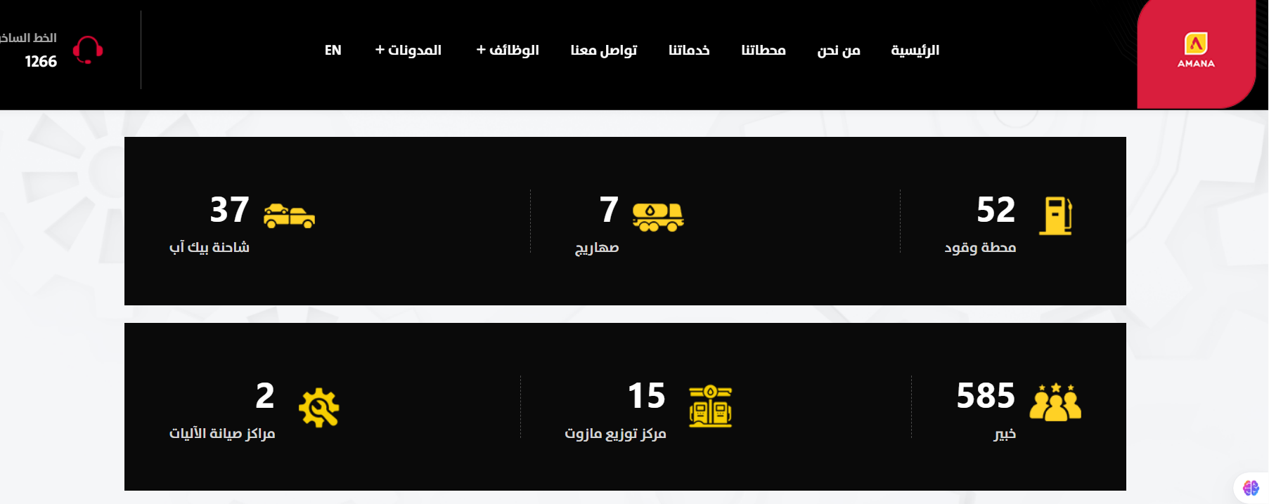 بيانات للشركة عبر موقعها الالكتروني.