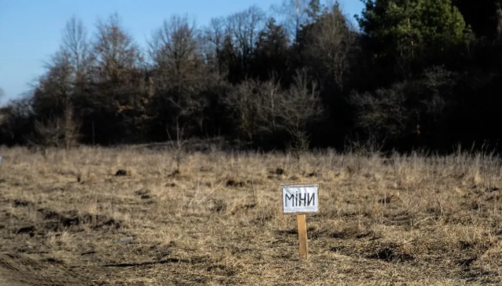 صور إيرانية تُظهر ألغاماً أرضية نثرتها القوات الأميركية