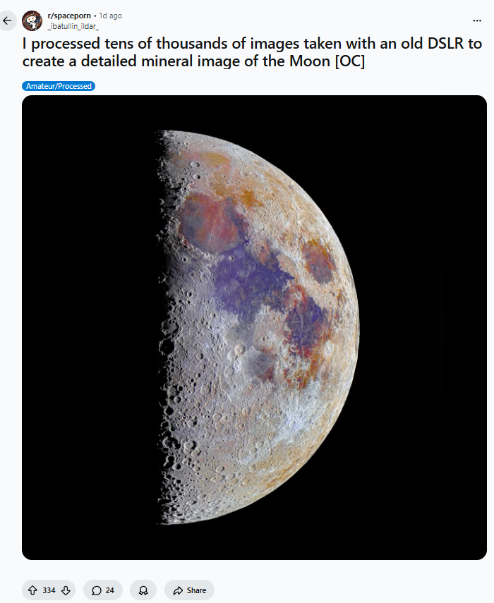  ايباتولين نشر صورته في ريديت في 6 نيسان 2026