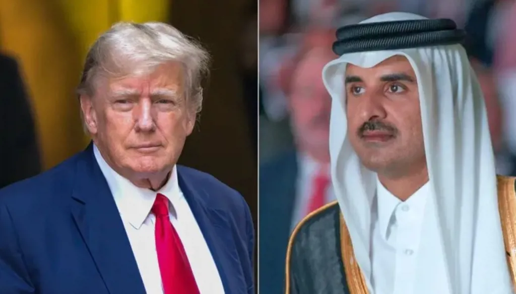 أمير قطر يناقش مع ترامب وقف إطلاق النار بين واشنطن وطهران
