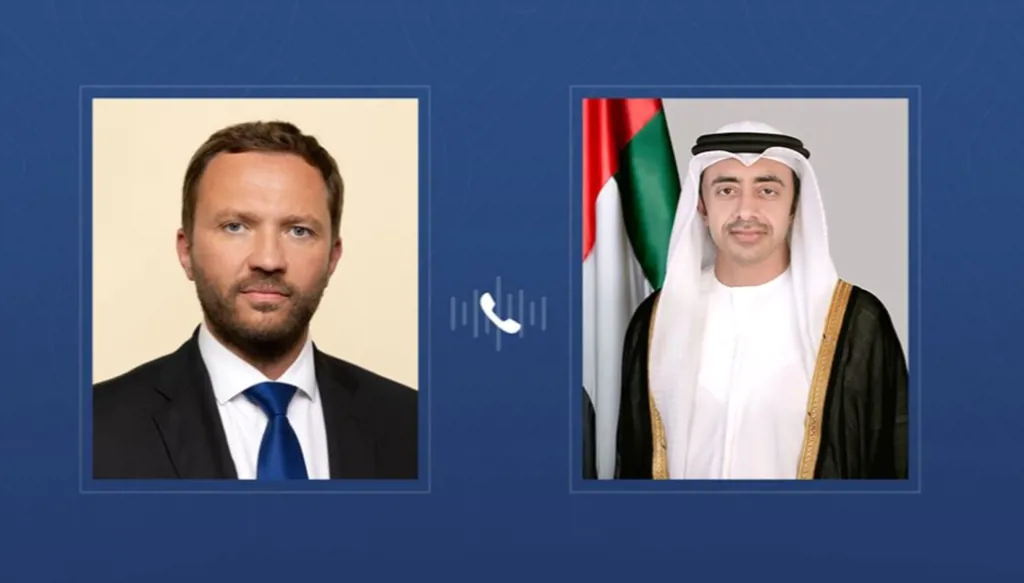 وزيرا خارجية الإمارات وإستونيا يبحثان تداعيات الاعتداءات الإيرانية