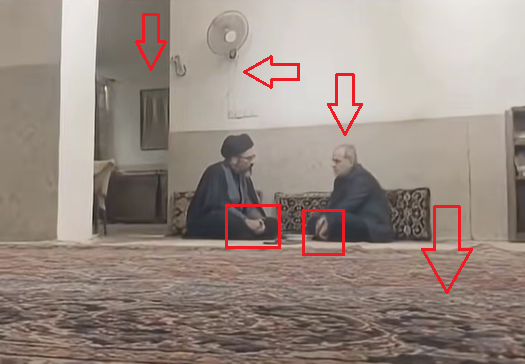 مؤشرات في الصورة الى الذكاء الاصطناعي أشرنا اليها بالاحمر