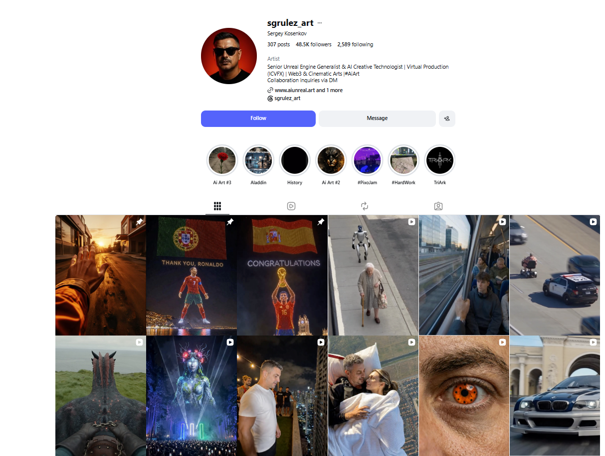 لقطة لحساب sgrulez_art@ في انستغرام 
