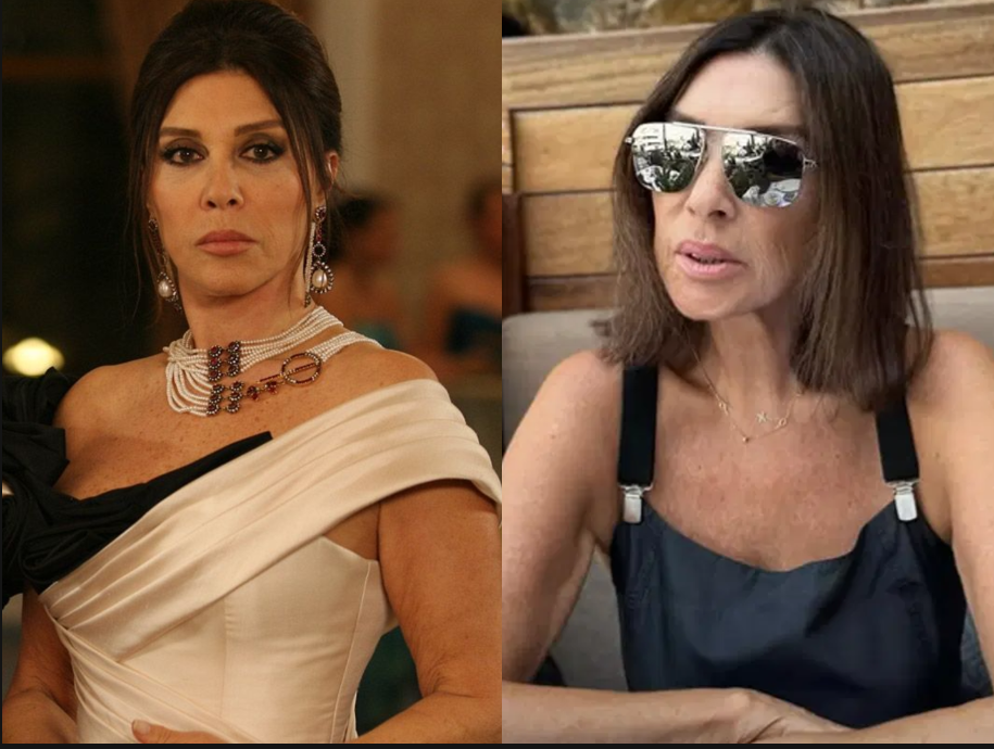 نبهات تشهري بين الماضي والحاضر يميناً: صورة حديثة لها | يساراً: صورة لها من العشق الممنوع.