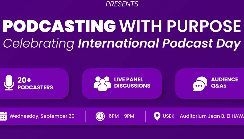 PodCommunity Marks International Podcast Day with “Podcasting with Purpose” at USEK