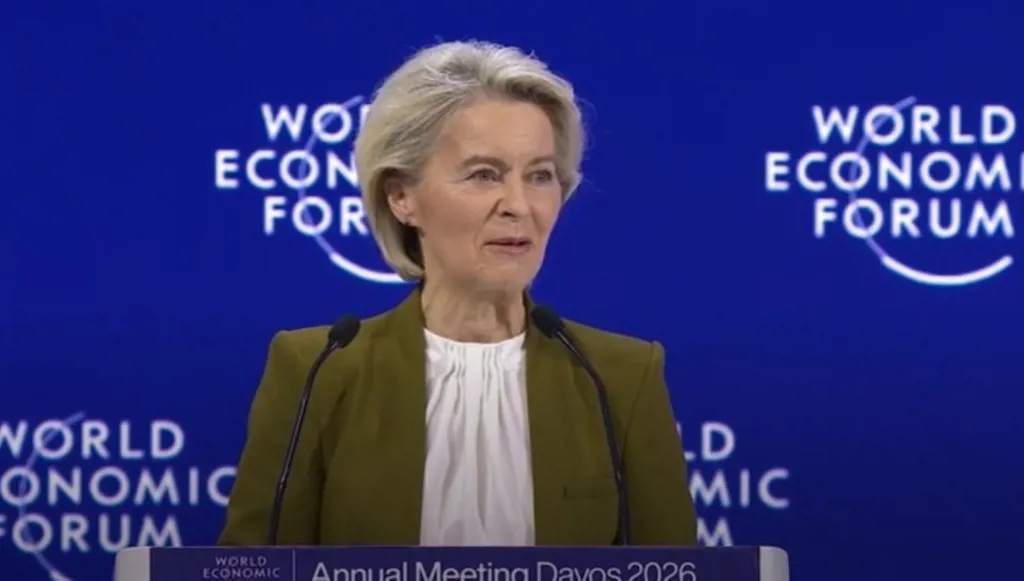 فون دير لاين في دافوس: مستمرّون في دعم أوكرانيا وسنقف مع سيادة غرينلاند