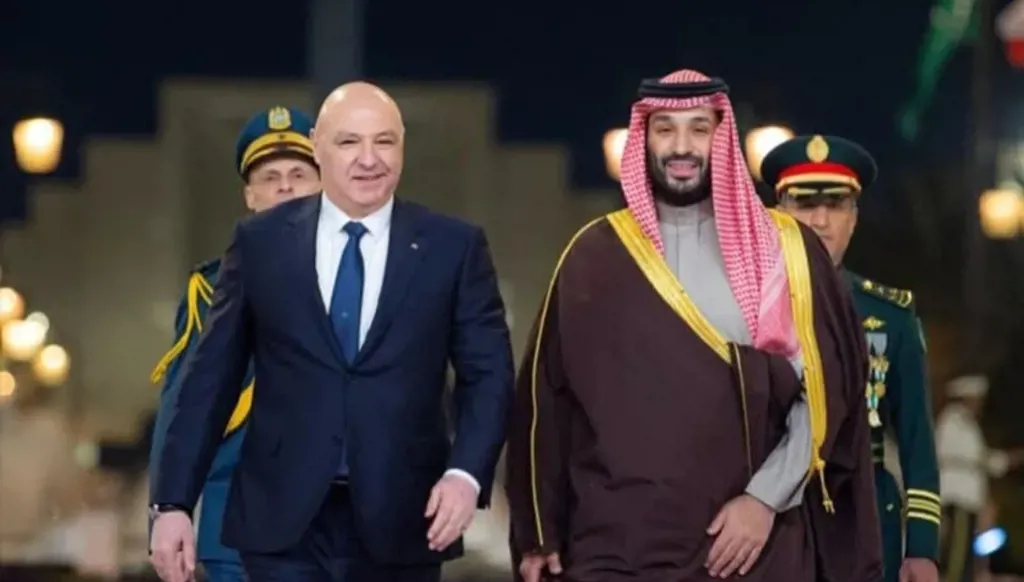 جوزف عون ومحمد بن سلمان.