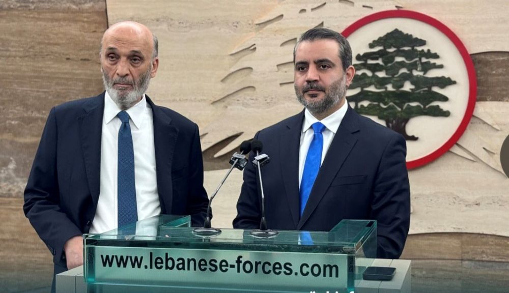 Minister Al Shibani in Maarab with Dr. Samir Geagea.
