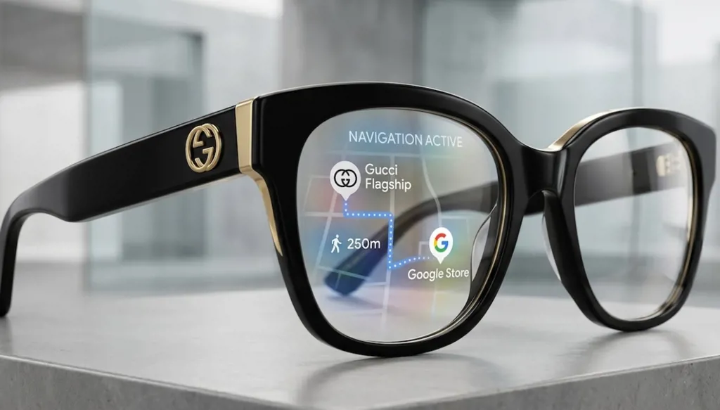 غوتشي تدخل عالم النظارات الذكية: شراكة مع غوغل تعيد رسم مستقبل الموضة الفاخرة
