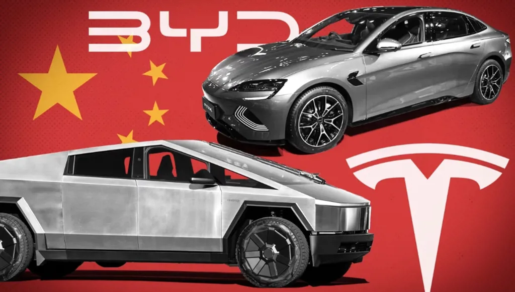 "بي واي دي" الصينيّة تهدّد زعامة "تسلا" الكهربائيّة في حصاد 2025