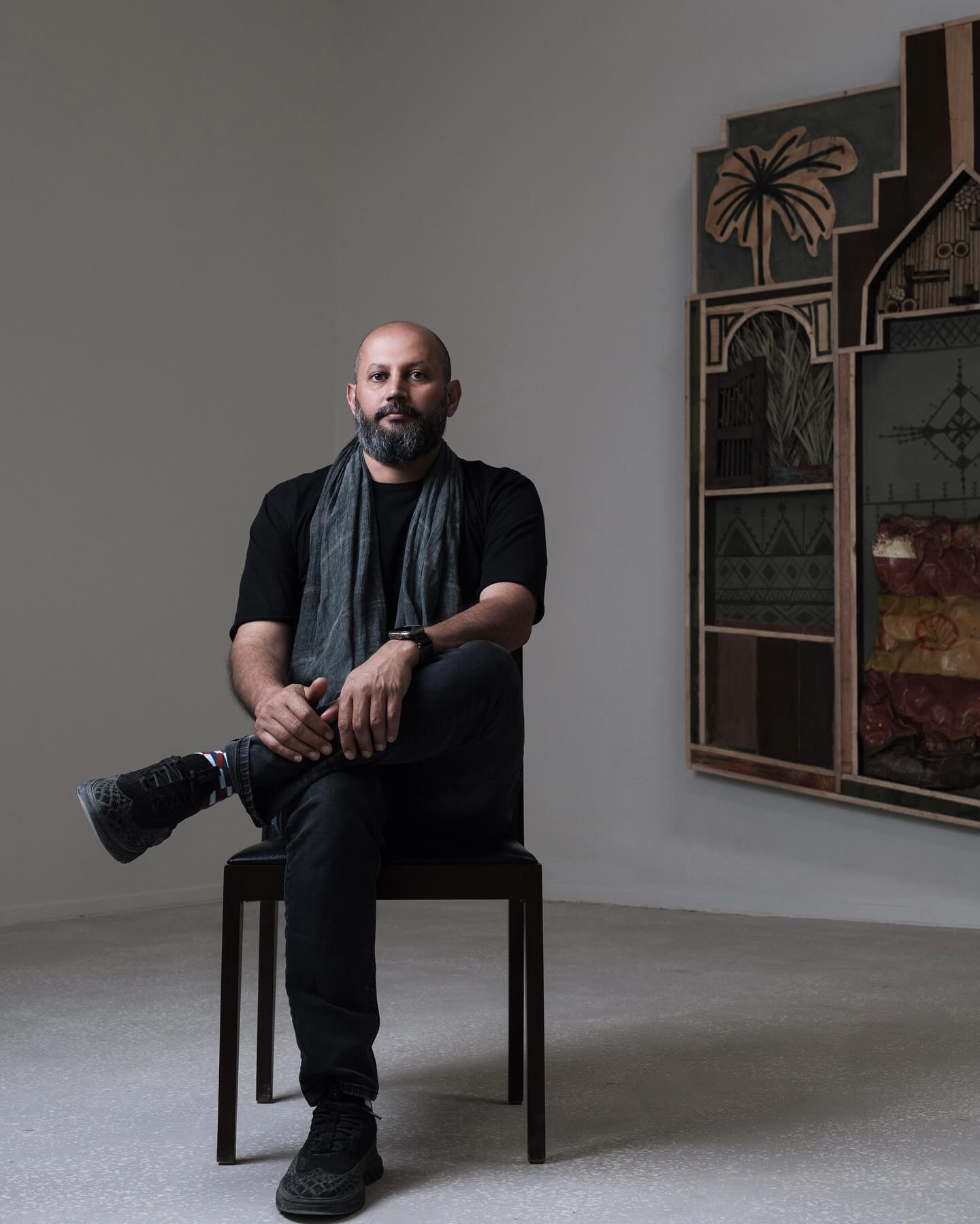 Saudi visual artist Rashid Al-Shaashaai (Instagram)