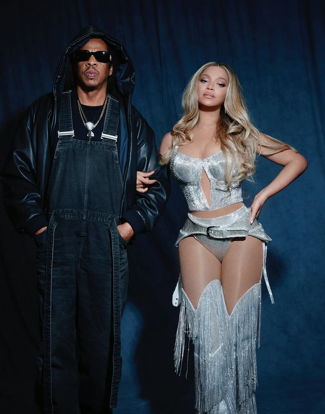 بيونسيه زوجها مغني الراب الشهير جاي-زي (إنستغرام)