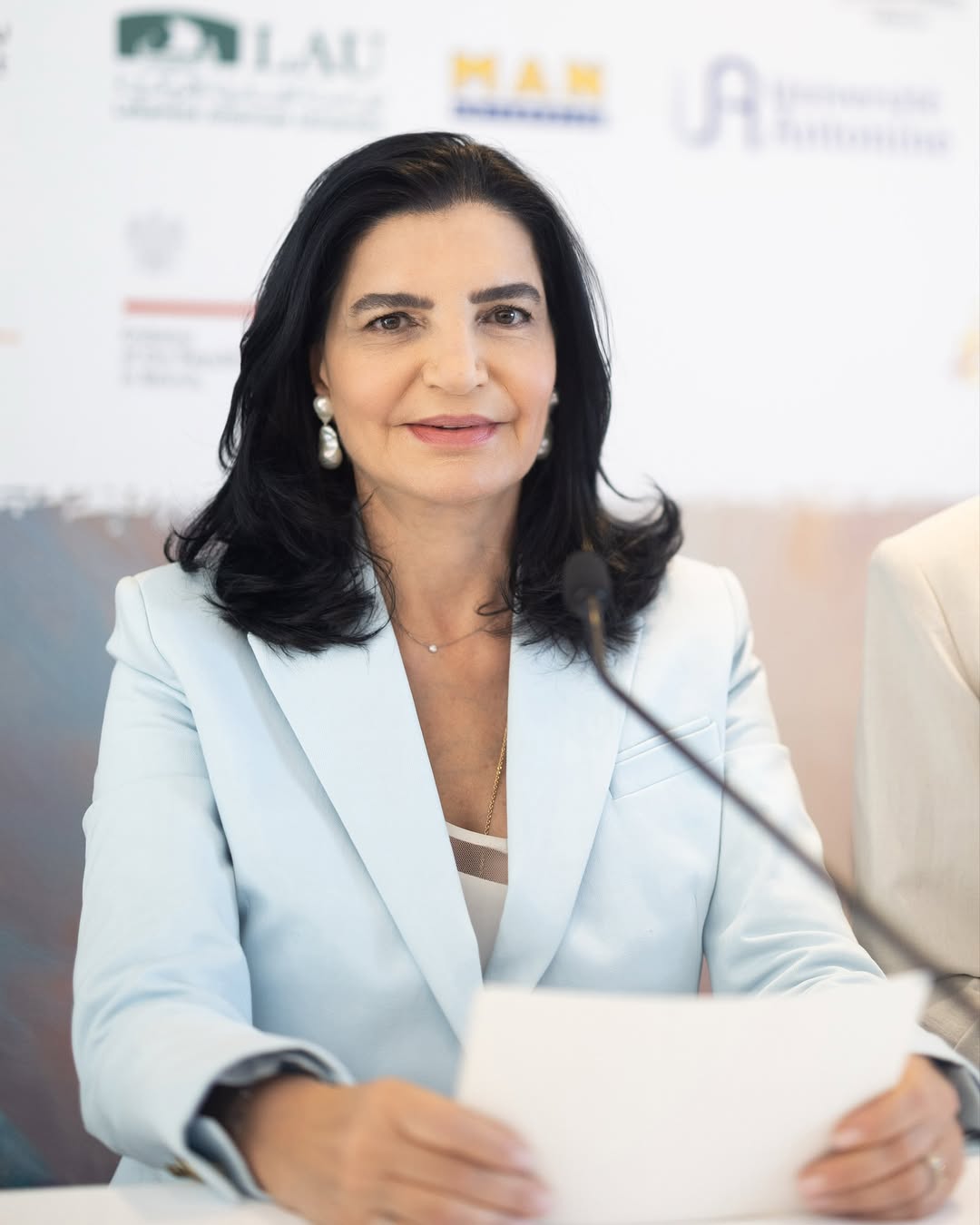 مؤسسة مهرجان بيروت ترنّم ورئيسته ميشلين أبي سمرا (تصوير إيهاب فيّاض)