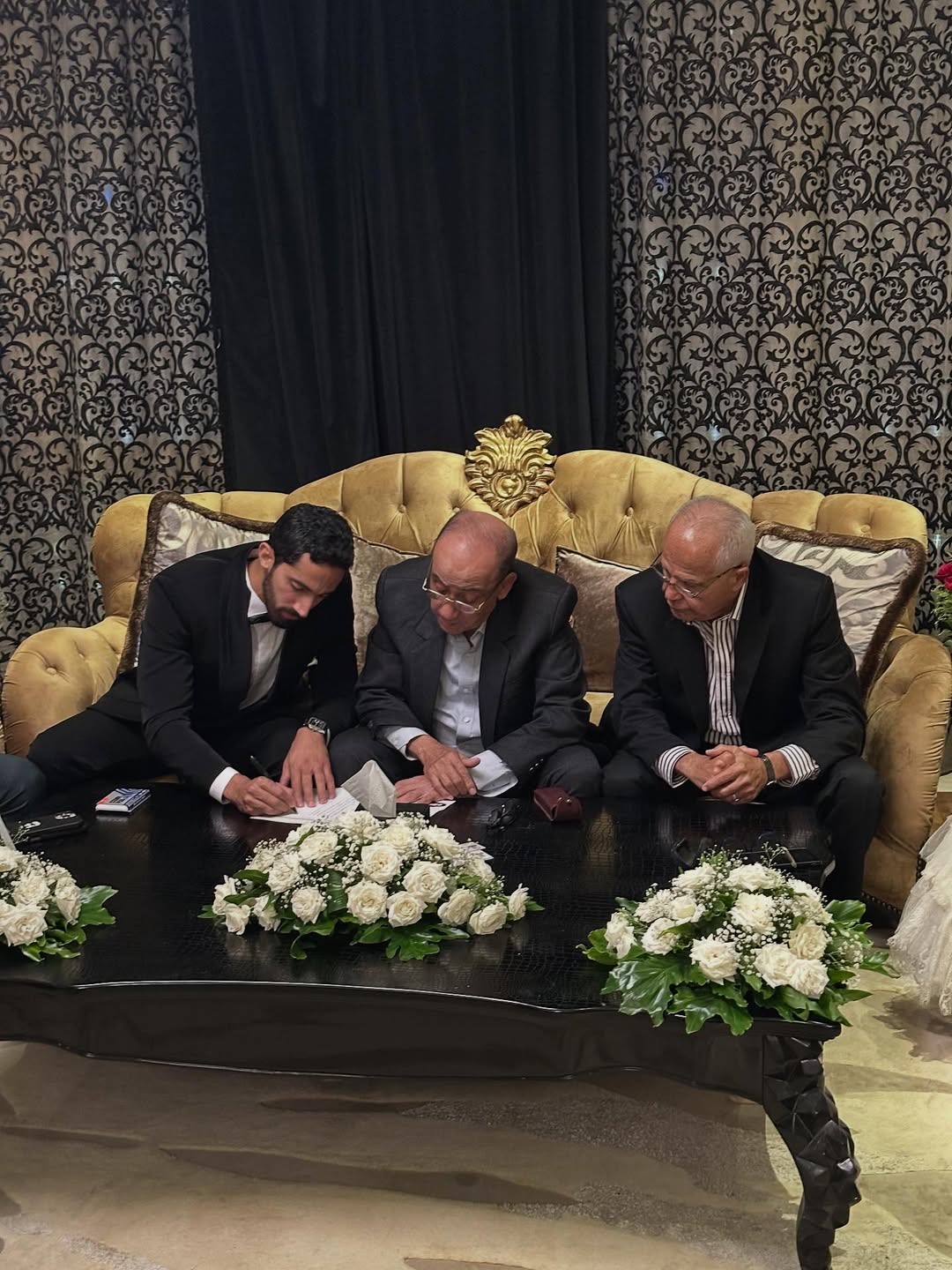 من عقد قران مي عز الدين (إنستغرام)