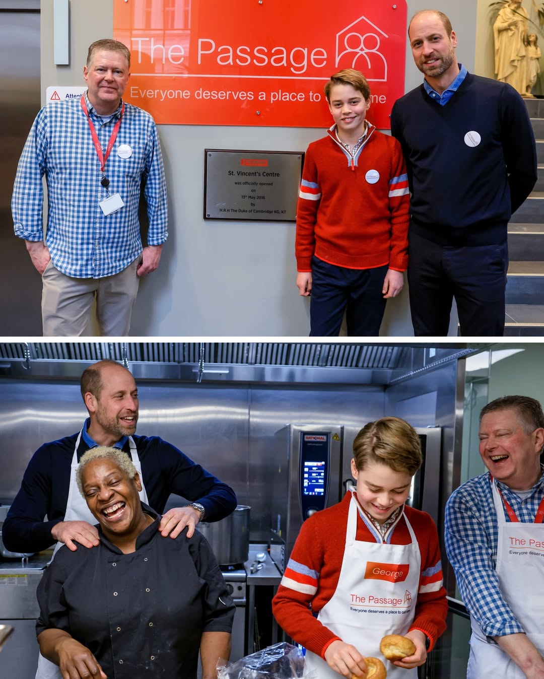 الامير ويليام ونجله الامير جورج (إنستغرام)