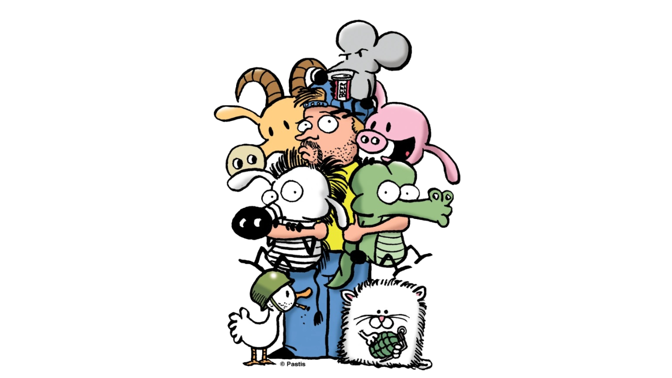 شخصيات سلسلة 'Pearls Before Swine'.