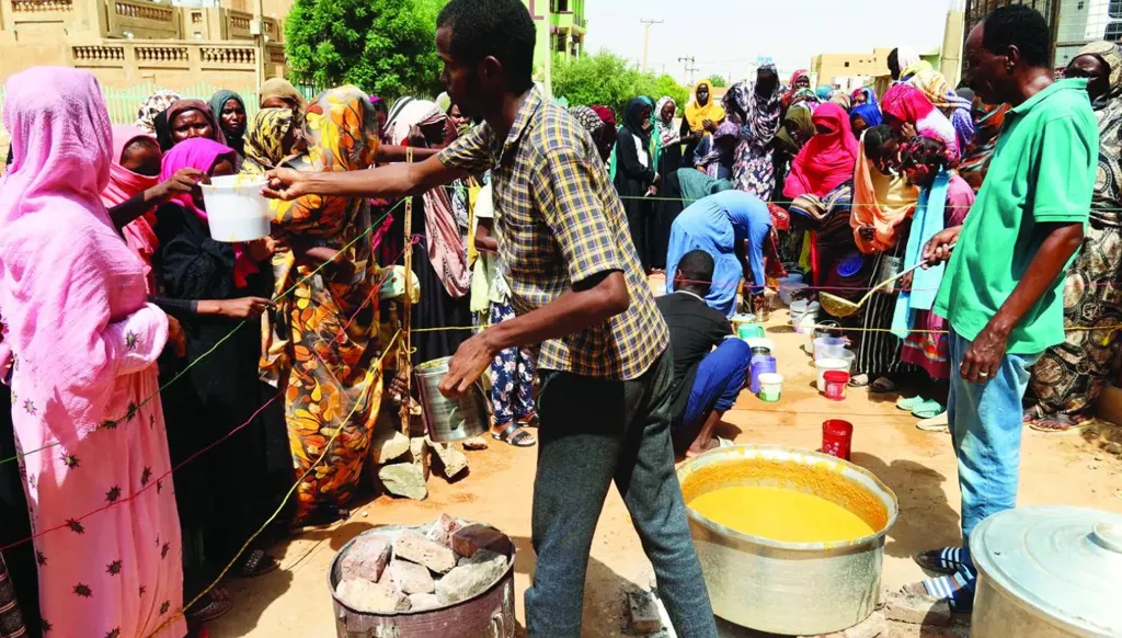 نازحون سودانيون 