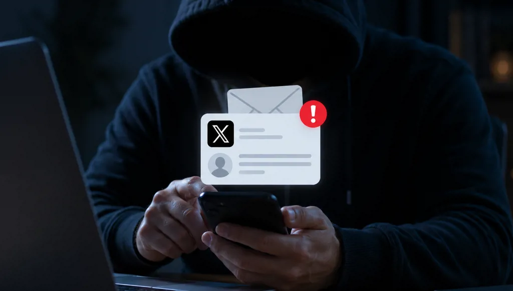 رسائل مزيفة تنتحل منصة "إكس" لسرقة الحسابات