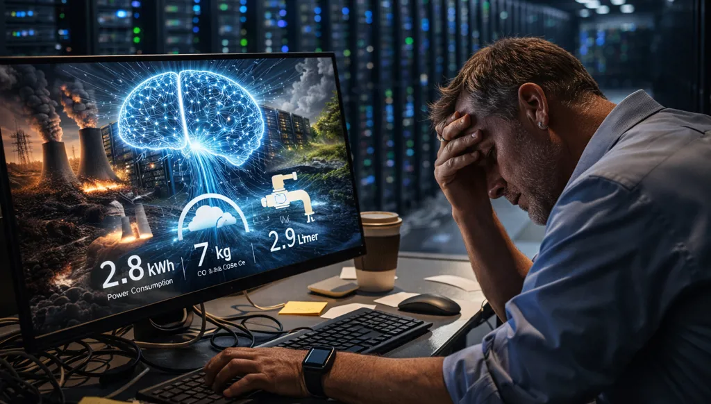 التكلفة البيئية للأوامر التوليدية: ماذا يستهلك الذكاء الاصطناعي من كوكبنا؟