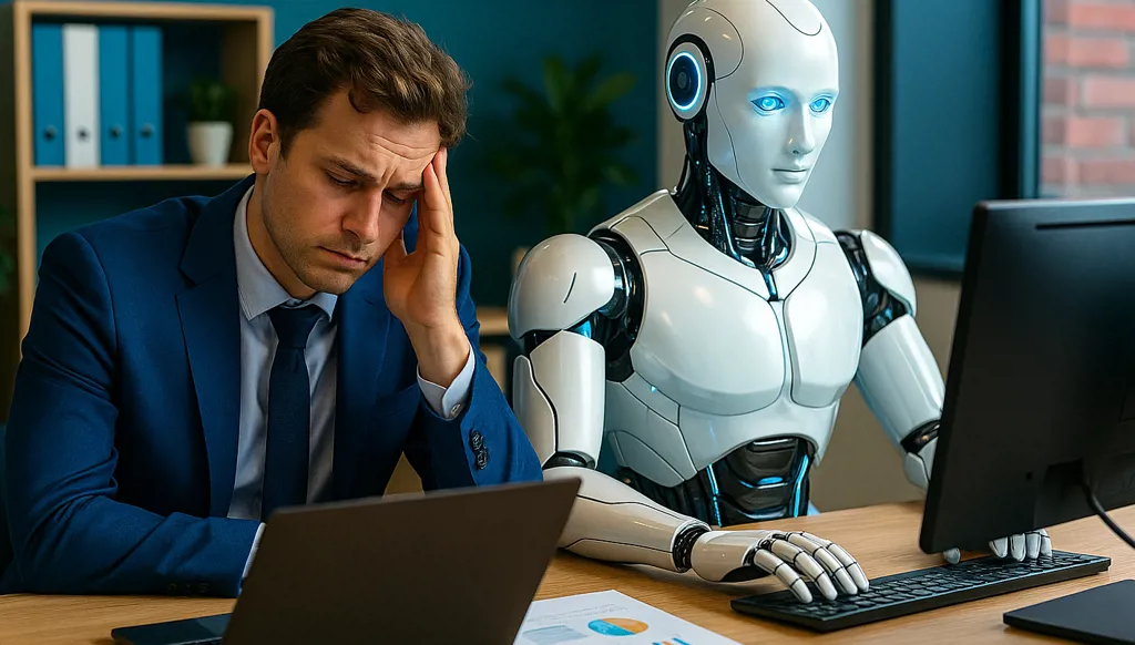 الذكاء الاصطناعي في العمل: حدود الرضا الوظيفي