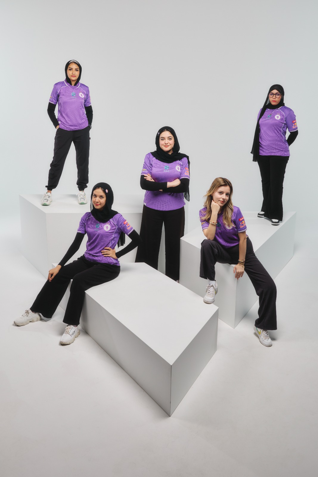 فريق Team Falcons MENA.