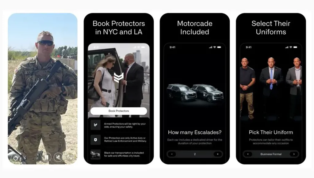 "الحارس": تطبيق جديد يجمع ما بين النقل والأمن المسلح في لوس أنجليس ونيويورك