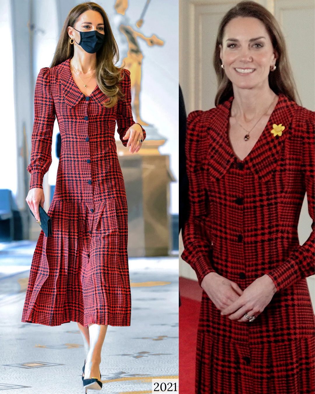 كيت ميدلتون تتألّق بالأحمر في عيد القديس ديفيد (انستغرام)