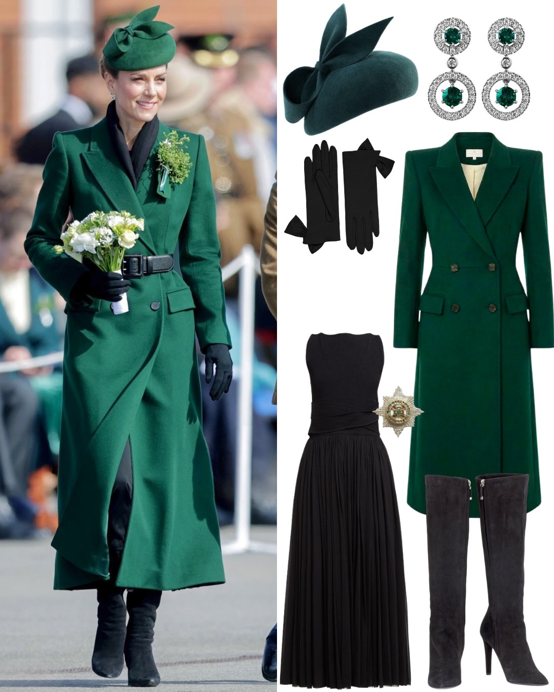 تفاصيل إطلالة كيت ميدلتون في احتفالات عيد القديس باتريك (انستغرام)