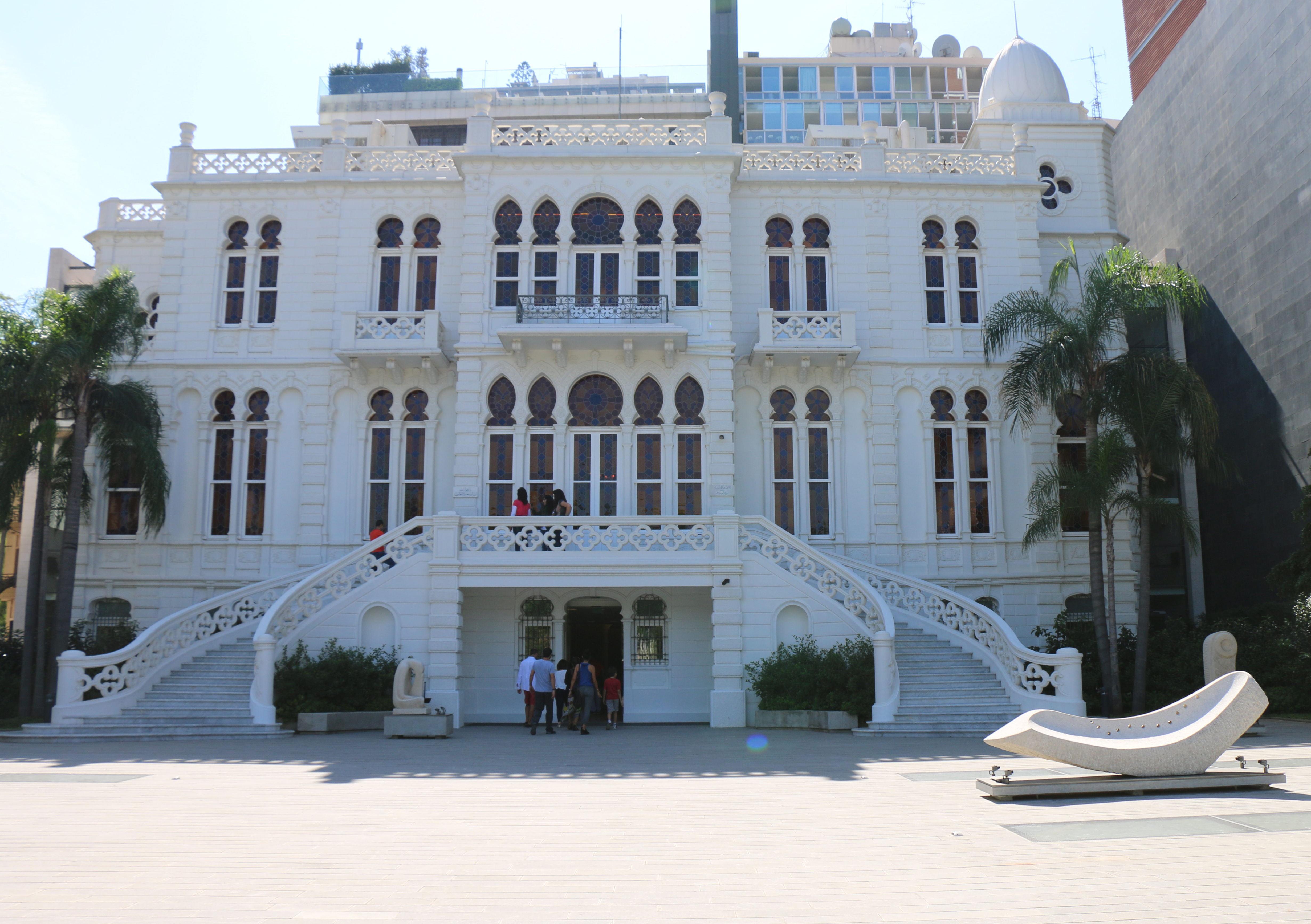 واجهة متحف سرسق في بيروت (صورة أرشيفية).