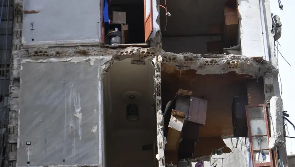 The destruction in Tallet al-Khayyat after the Black Wednesday massacre (photograph by Houssam Shbaro).