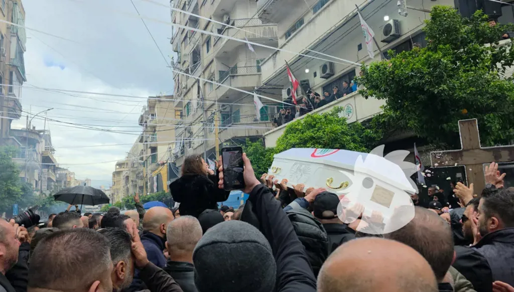 Farewell to Pierre and Flavia Mouawad: Lebanese Forces veteran honored in Keserwan funeral procession
