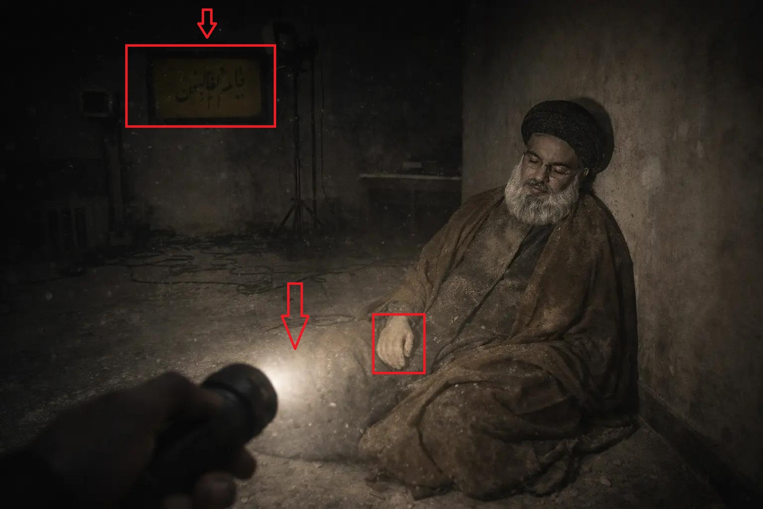 علامات الى الذكاء الاصطناعي اشرنا اليها بالاحمر