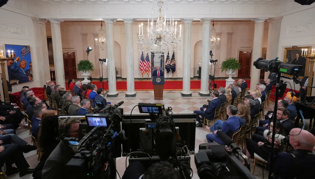 Trump says US forces will 'finish the job' soon in first prime-time speech since starting Iran war(AP)