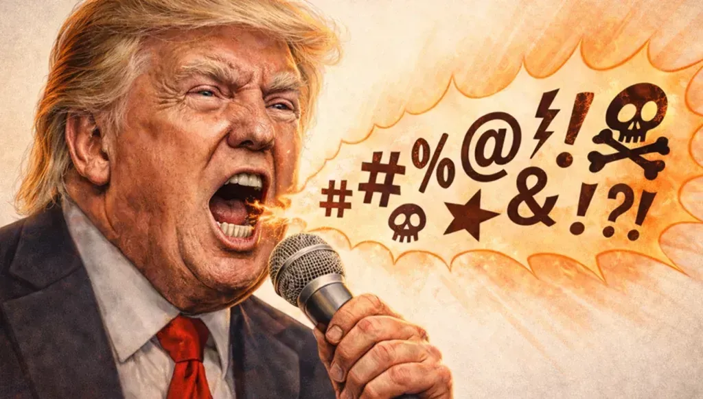 Le Président qui parle avec le feu : le jeu de pouvoir linguistique de Trump