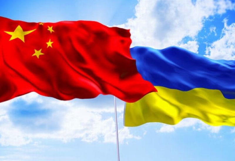 علما أوكرانيا والصين (مواقع)