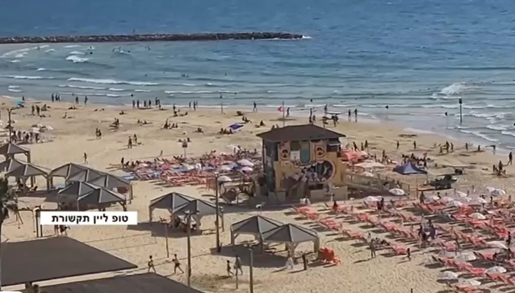 بالفيديو- دويّ صفارات الإنذار بكثافة وهروب مستوطنين... إسرائيل تعترض صاروخاً يمنيّاً