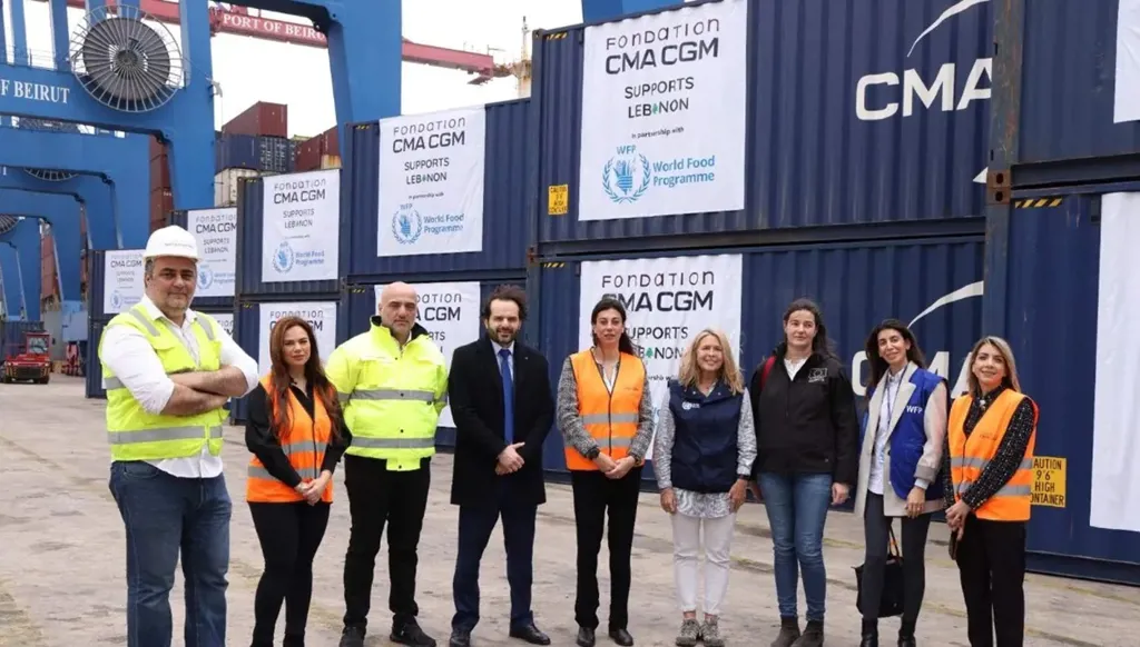 بالشراكة مع برنامج الأغذية العالمي... وصول 600 طن مساعدات من الاتحاد الاوروبي إلى لبنان