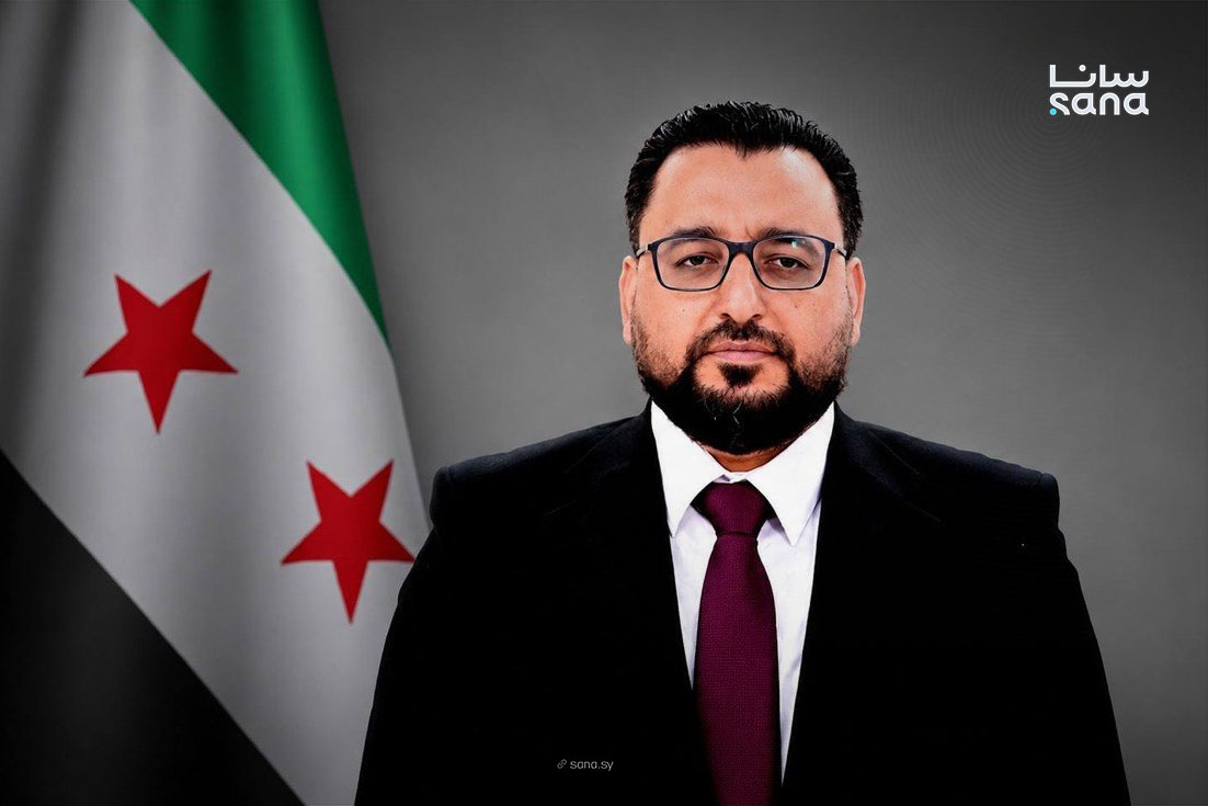 وزير الزراعة السوري المعيَّن باسل حافظ السويدان (سانا)