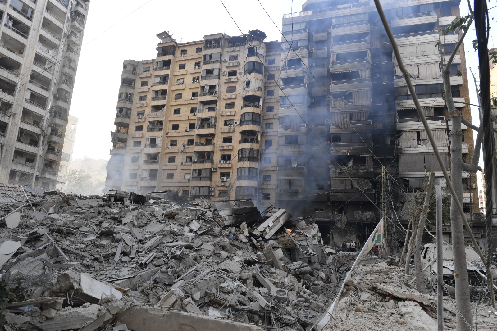 دمار في الضاحية الجنوبية لبيروت (حسام شبارو- النهار).