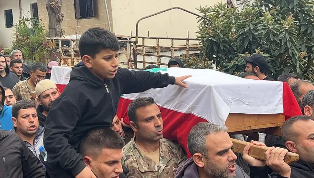تشييع شهيد الجيش اللبناني في عكار