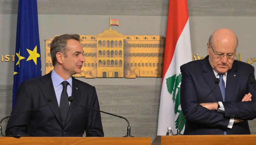 رئيس الوزراء اليوناني التقى بري وميقاتي وزار مطرانية بيروت: ندعم الجيش اللبناني والجهود لسلام مستدام (صور)