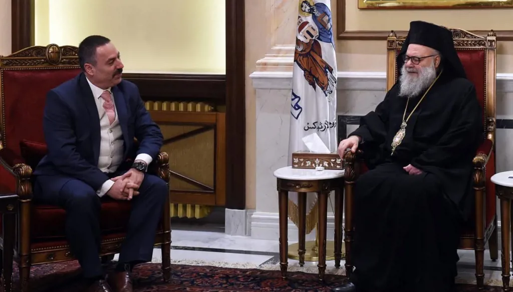 البطريرك يوحنا العاشر استقبل السفير القبرصيّ في سوريا