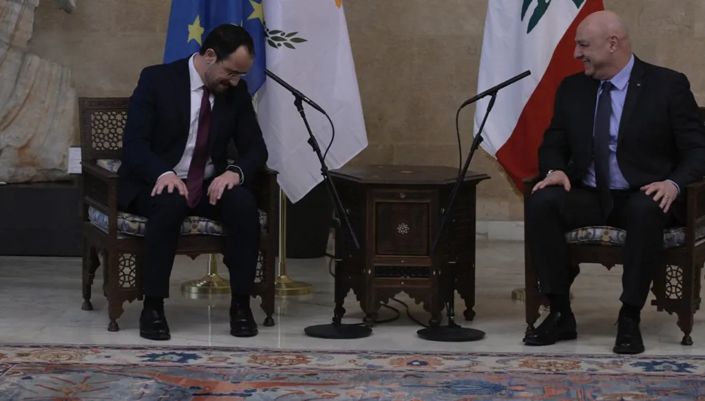 أول رئيس أجنبي يزور لبنان... الرئيس القبرصي في بعبدا